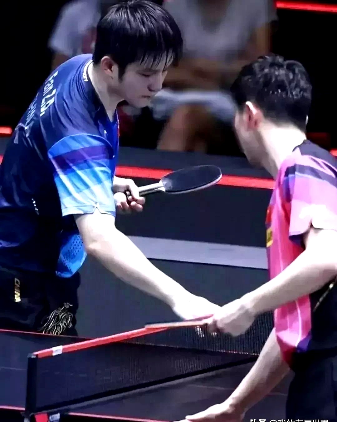 日本乒乓球队碾压韩国乒乓球队，马龙送出助攻