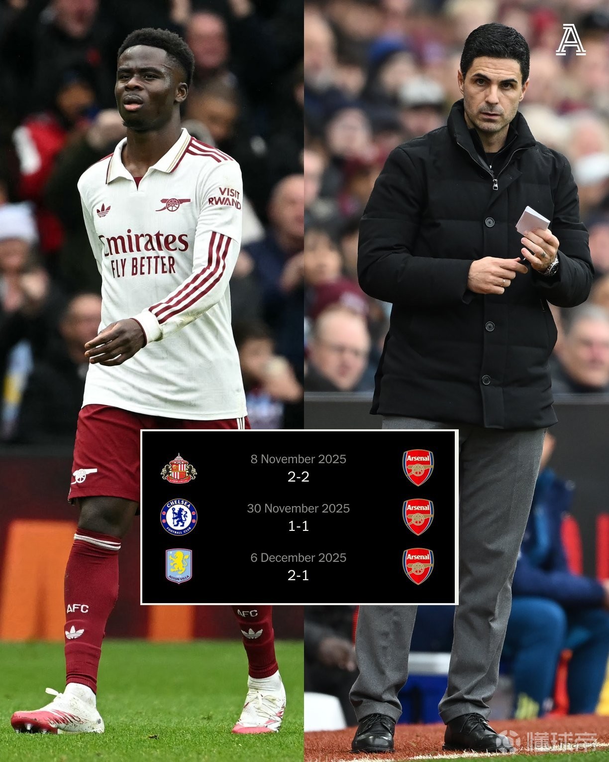 阿森纳客场惨败，球队连续失利