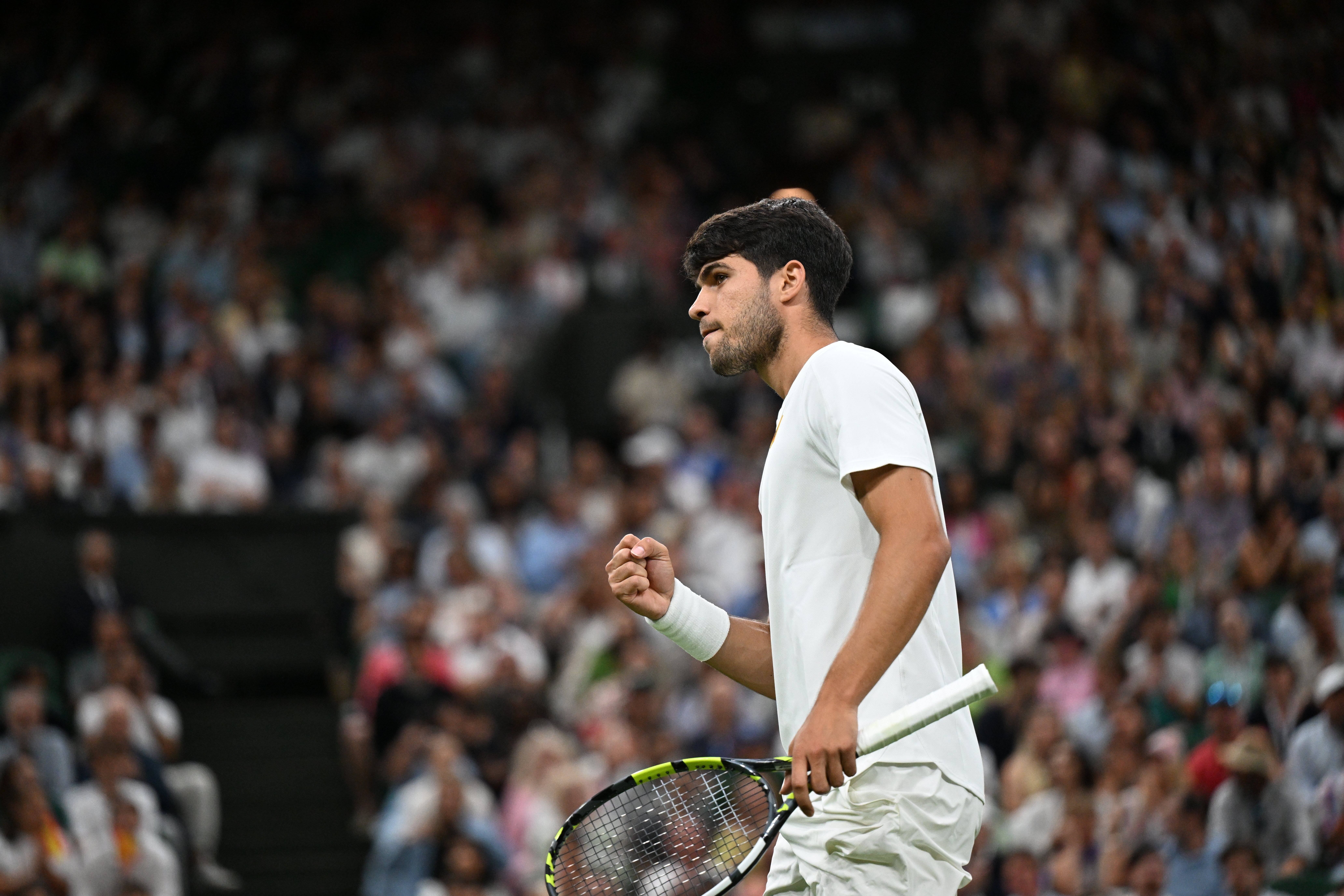 关于联合杯逆转温网，阿尔卡拉斯高光表现的信息